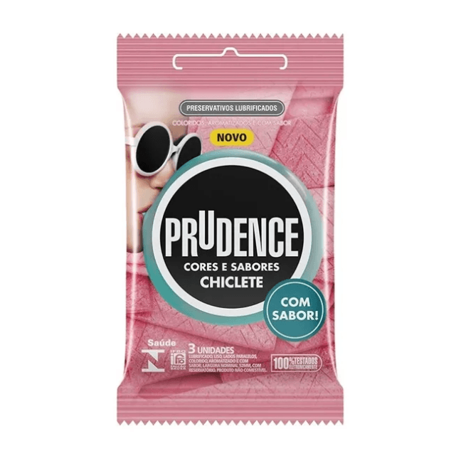 Preservativo Prudence Chiclete 3 Unidades